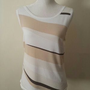Rafaella sleeveless blouse